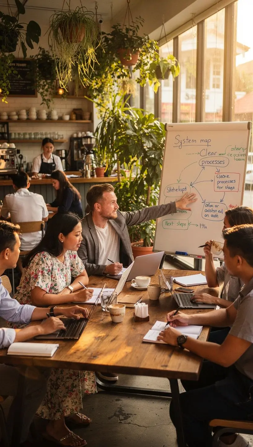 Modern office workspace