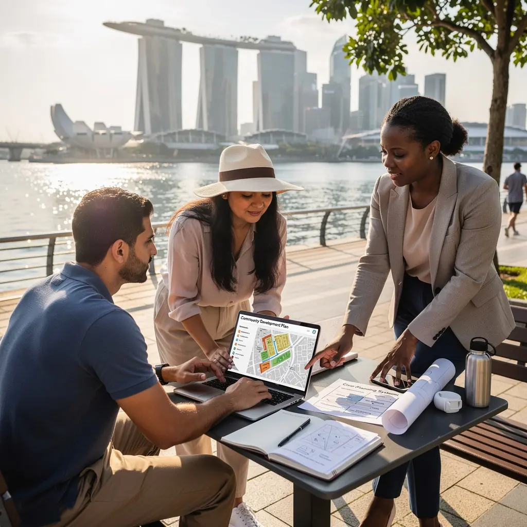 Professional team collaboration